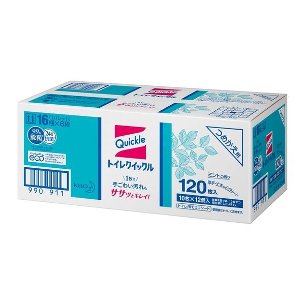 花王 トイレクイックル 業務用 詰替 120枚入（10枚×12個入）