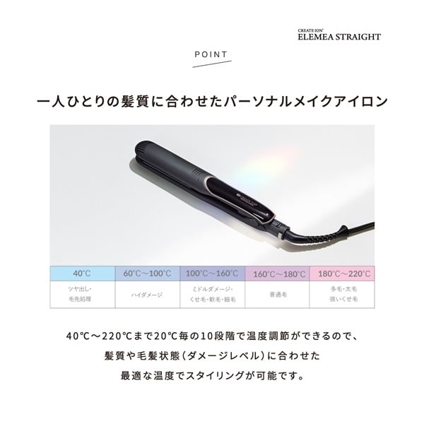 クレイツ イオンエレメア ストレート