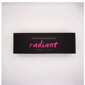 【在庫処分１台のみ】radiant  ラディアント アイロン シルクプロアイロン  レッド［35ｍｍ］