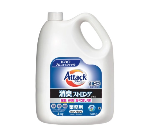 アタック 消臭 ストロングジェル 業務用　4kg〔洗たく用洗剤〕