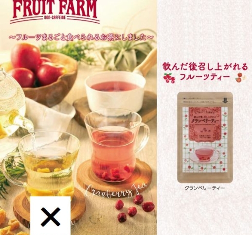 フルーツファーム クランベリーティー40ｇ