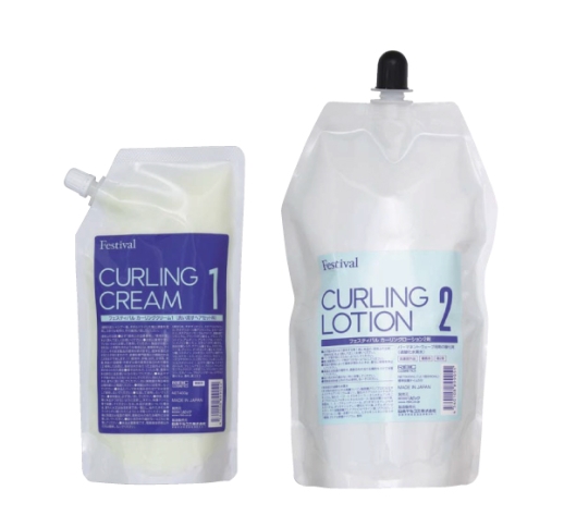 Festival CURLING SYSTEM フェスティバル カーリングクリーム 1／カーリングローション 2（医薬部外品）
