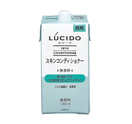 ルシード スキンコンディショナー 1000mL　シェービング後の肌をうるおいケア。無香料の業務用スキンコンディショナー