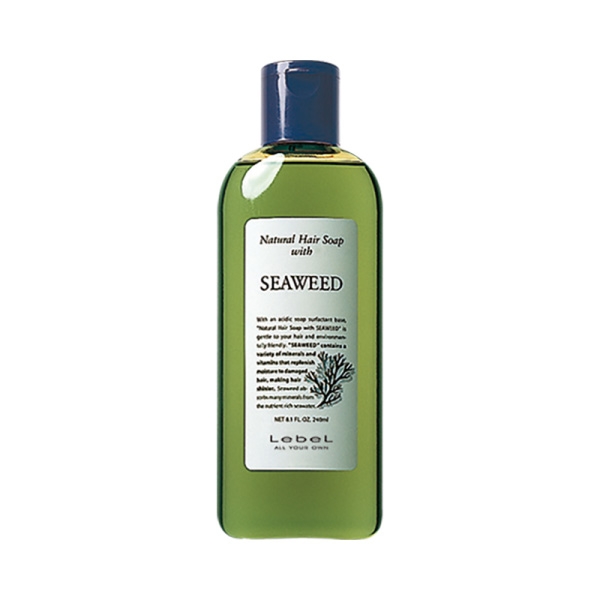 Natural Hair Soap  ナチュラル ヘア ソープ ウィズ  SW シーウィード 240mL