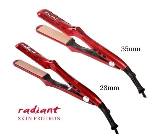 【数量限定入荷】radiant  ラディアント アイロン シルクプロアイロン  レッド［28ｍｍ／35ｍｍ］