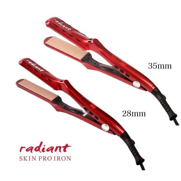 【数量限定入荷】radiant  ラディアント アイロン シルクプロアイロン  レッド［28ｍｍ／35ｍｍ］