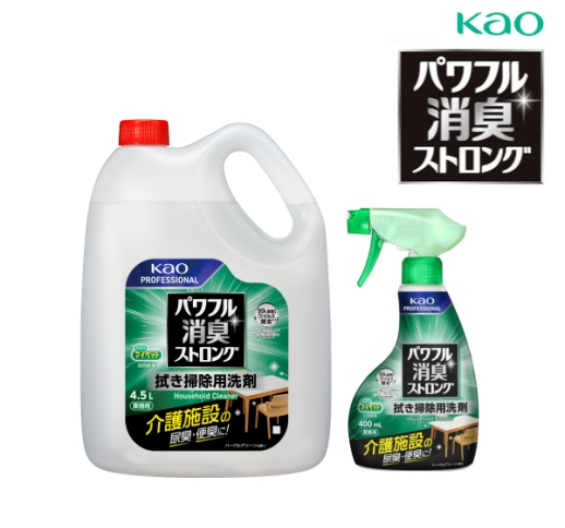 パワフル消臭ストロング 拭き掃除用洗剤［400ｍL/4.5L］