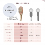 WAVEWAVE EMS Brush Air（ブラシ エアー）［ブラック・ホワイト・ゴールド］