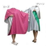 リバーシブルクロス No.5555　ローズ／グリーン