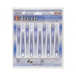 Eクリップ Lサイズ 121mm (全10色) 10本入（ホワイト・べっ甲は8本）