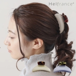 Hel france（ヘルフランス） ヘアクリップ MIDIUM ミディアム［ゴールド／ブルー］