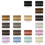 【SECONDシールエクステ】デザイン用30㎝　10sheets（20本分）22色　最高級人毛100%