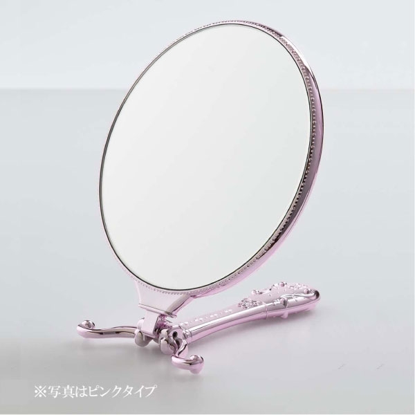 トゥインクル ハンド＆スタンド ミラー Y-1505【ゴールド・ピンク・シルバー】