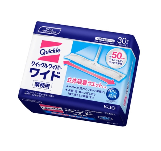 花王クイックルワイパー立体吸着ウェットシート 30枚